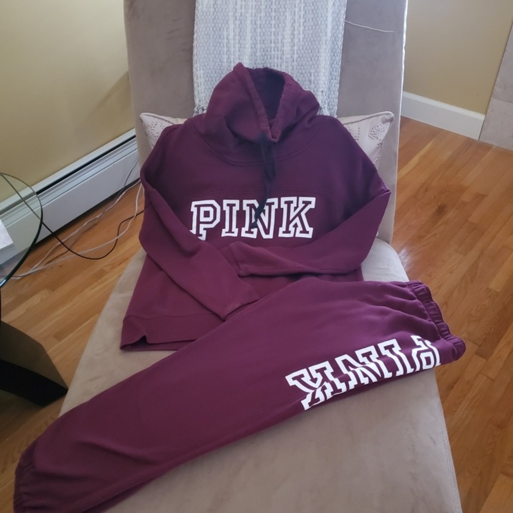 Pink sweatsuit